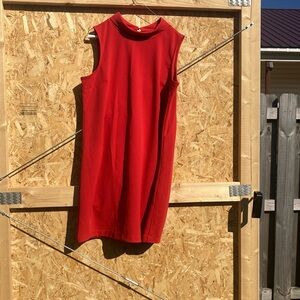 BANANA REPUBLIC/Elegant Red Sleeveless Dress